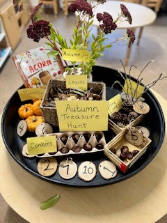 Autumn Treasure Hunt Tray