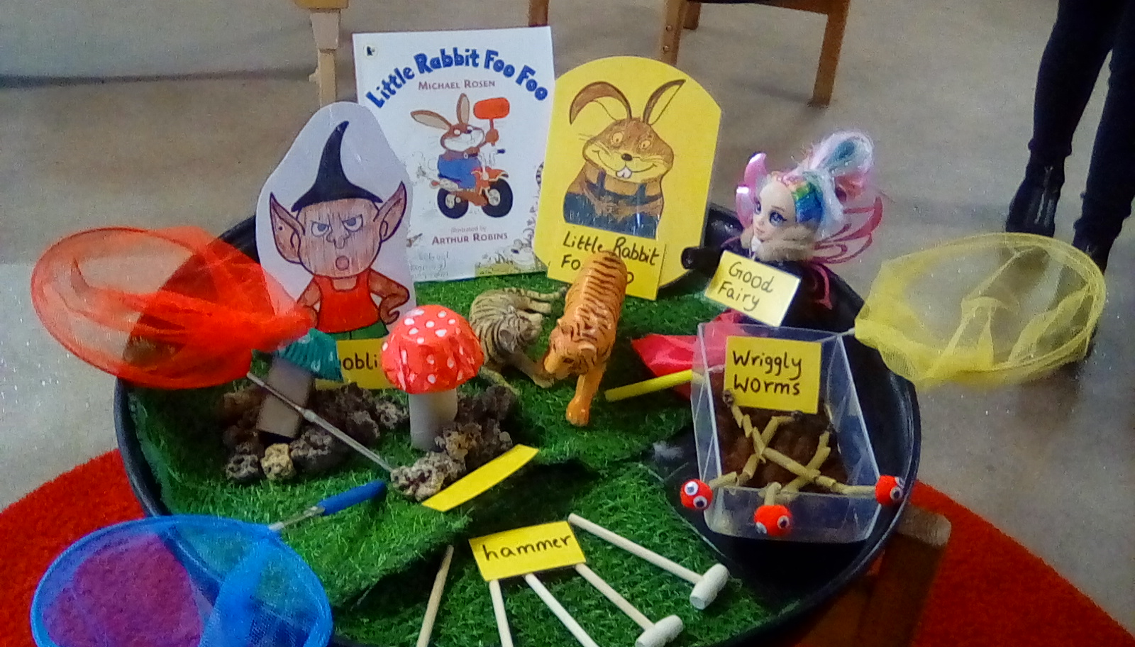 Little Rabbit Foo Foo Story Tray