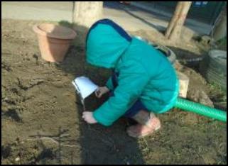Child Digging in soil